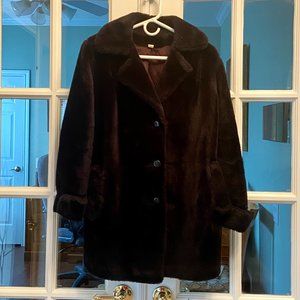 Black Faux Fur Jacket